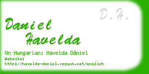 daniel havelda business card