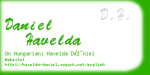 daniel havelda business card